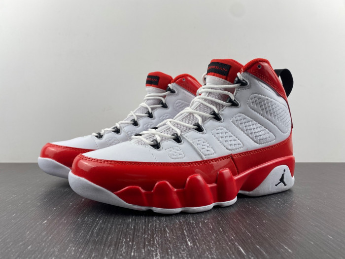 Air Jordan 9 Retro White Gym Red - 302370-160