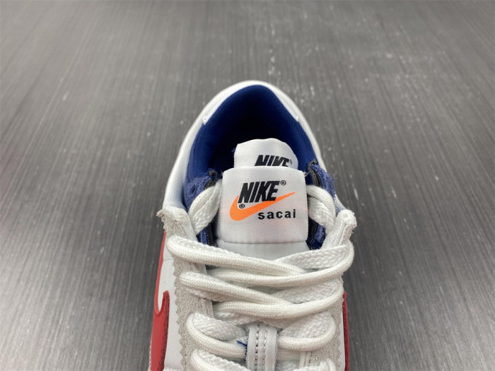 sacai x Nike Cortez 2022 White Red Blue DQ0581-100