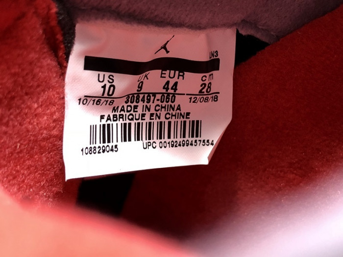 2019 Air Jordan 4 Retro OG Bred Black Cement 308497-060