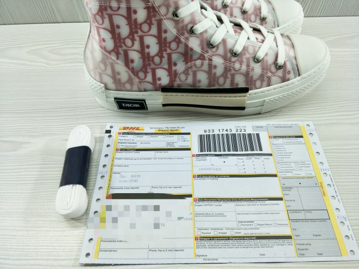 DIO* B23 OBLIQUE HIGH-TOP SNEAKER