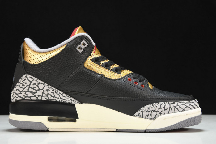 Air Jordan 3 WMNS Black Gold CK9246-067