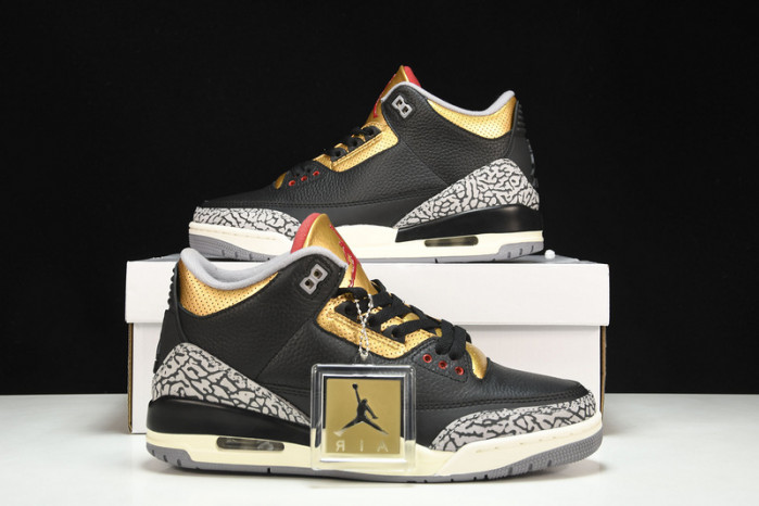 Air Jordan 3 WMNS Black Gold CK9246-067