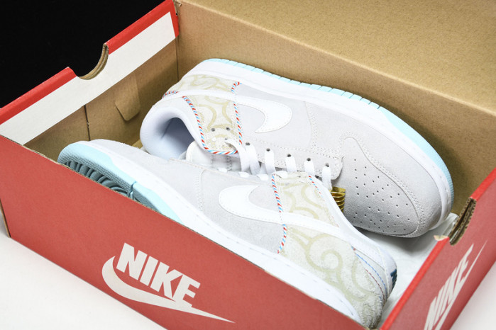 Nike Dunk Low Barbershop Grey - DH7614-500