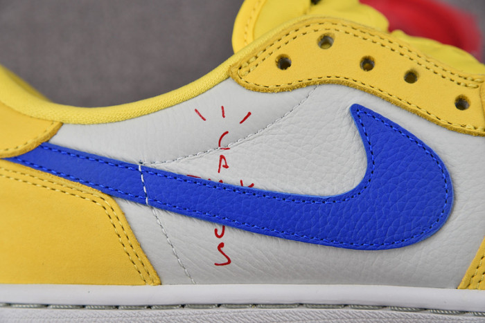 TRAVIS SCOTT AIR JORDAN 1 LOW OG CANARY DZ4137-700