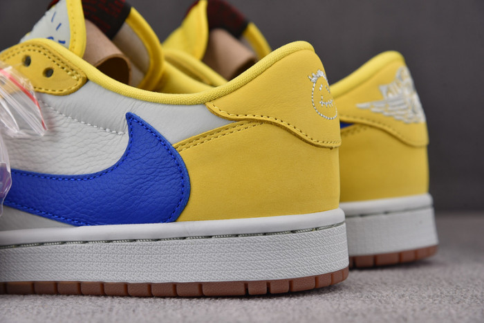 TRAVIS SCOTT AIR JORDAN 1 LOW OG CANARY DZ4137-700
