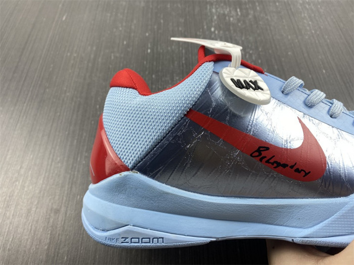 Nike Zoom Kobe 5 Blue Red Metallic Sliver CD4991-109