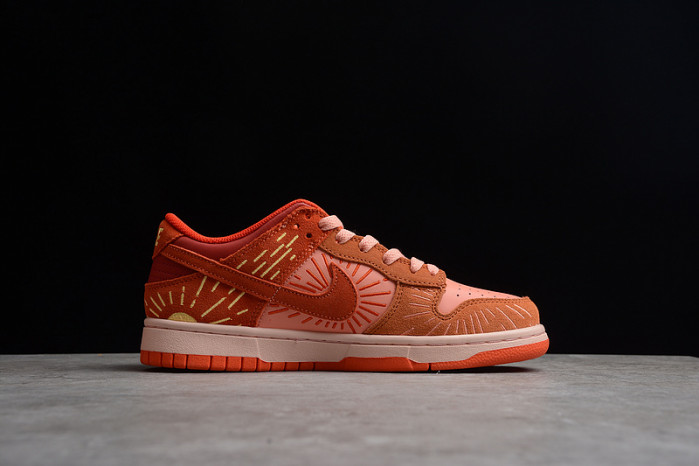 Nike Dunk Low NH  "Orange-Crimson" - DO6723-800