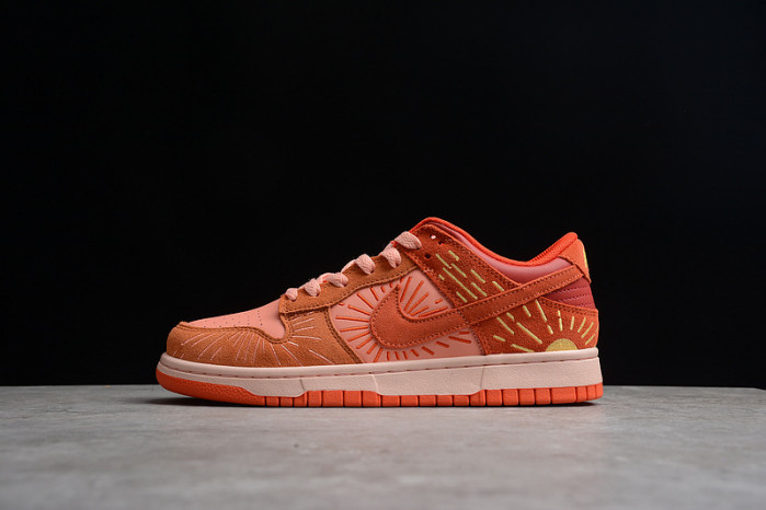 Nike Dunk Low NH  "Orange-Crimson" - DO6723-800