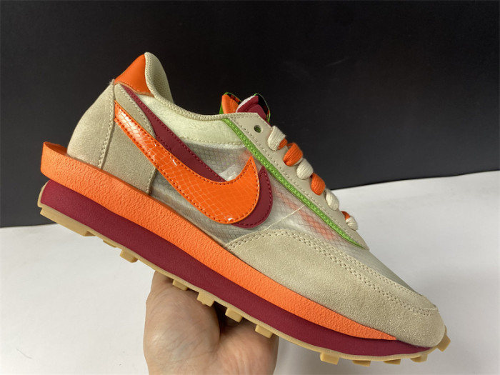 Nike LDWaffle CLOT sacai Net Orange Blaze - DH1347-100