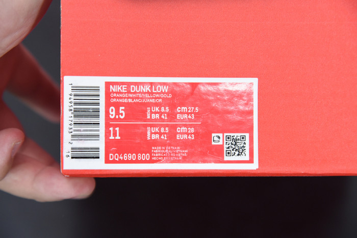 Nike Dunk Low Golden Orange DQ4690-800