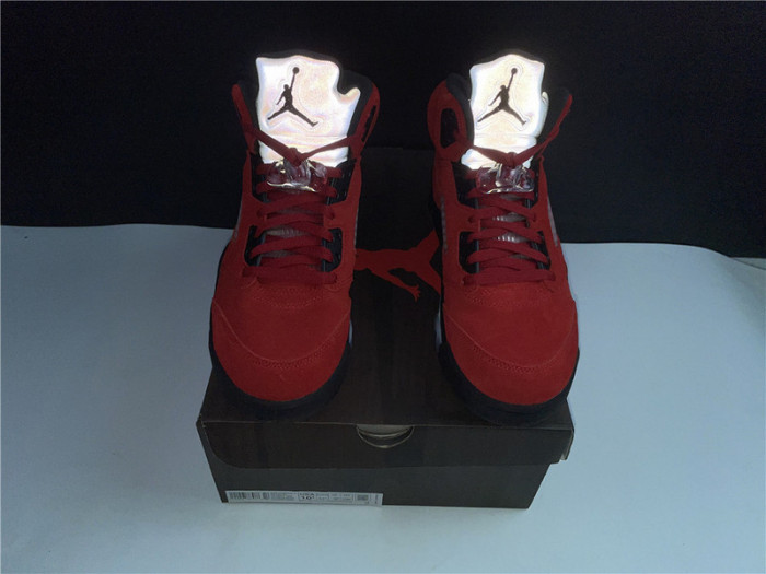 AIR JORDAN 5 RAGING BULL 2021 RED SUEDE DD0587-600