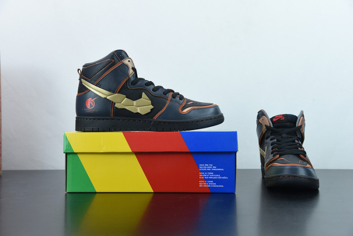 Gundam x Nike SB Dunk High "Banshee" DH7717-400