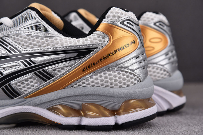 As1cs GEL KAYANO 14 (SILVER / GOLD) 1201A019-102