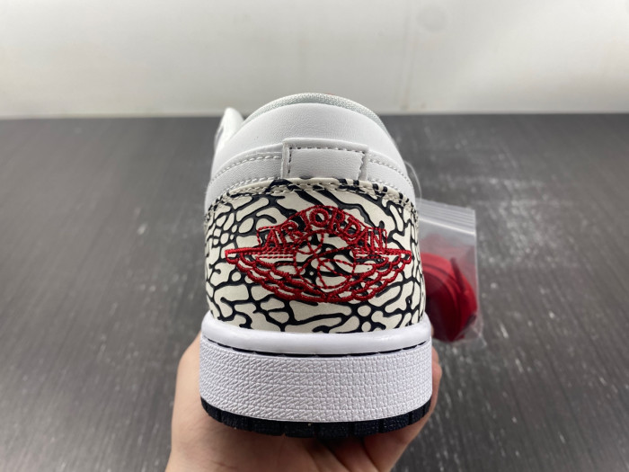 Air Jordan 1 Low Phat White Cement Grey 338145-162