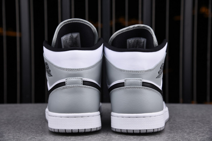 AIR Jordan 1 Mid Light Smoke Grey - 554724-092