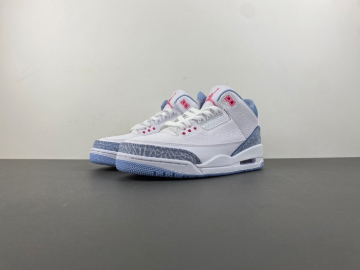 Air Jordan 3 GS "White/Cobalt Bliss" HQ0784-101