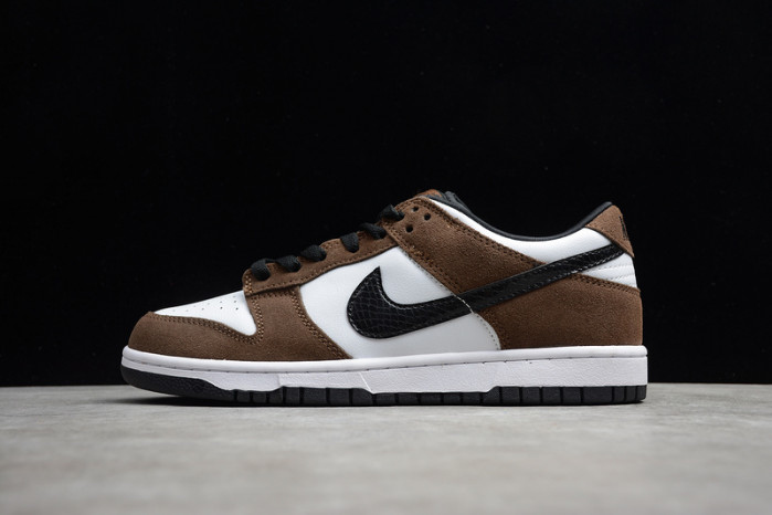 Nike SB Dunk Low White Black Trail End Brown - 304292-102