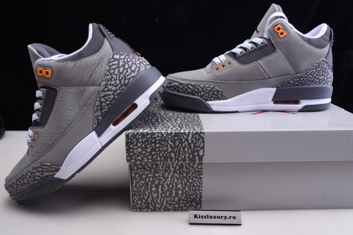 AIR JORDAN 3 RETRO ``COOL GRAY