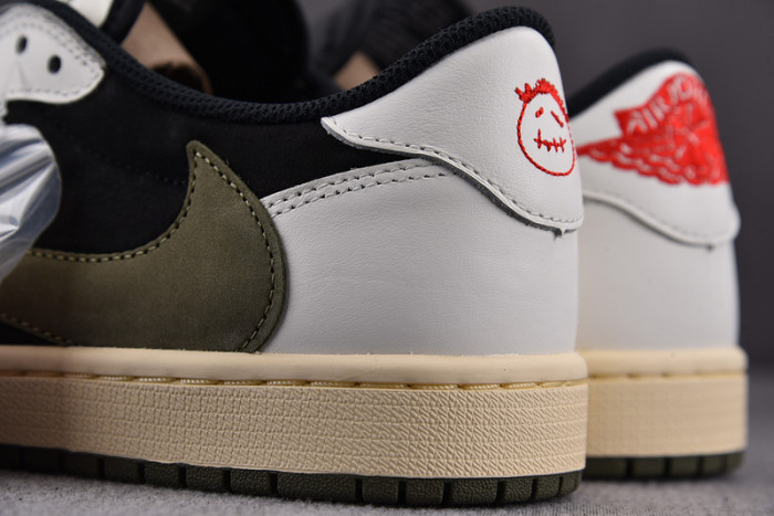 Travis Scott x Air Jordan 1 Low OG Olive DZ4137-106