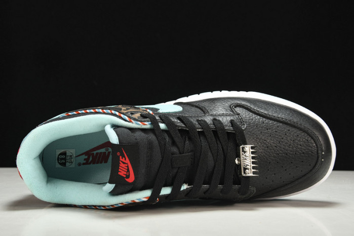 Nike Dunk Low SE Barber Shop Black - DH7614-001