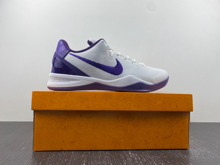 Nike Kobe 8 Protro "White Court Purple" FQ3549-100