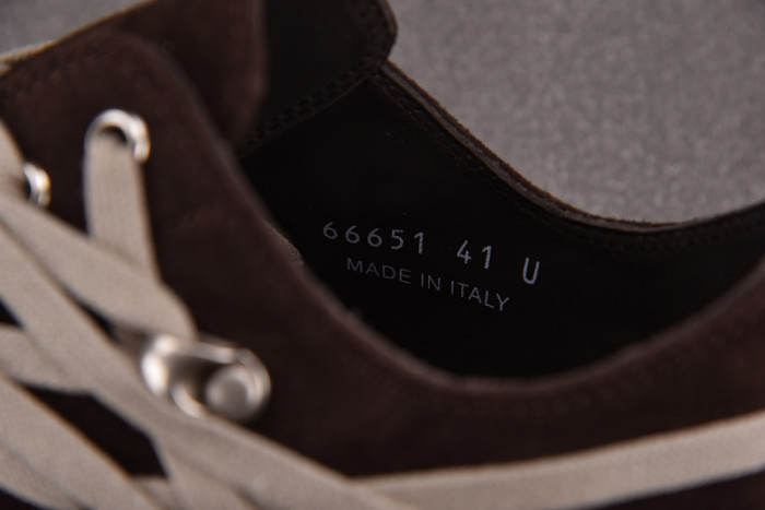 RICK 0WENS SNEAKERS(BROWN RED)