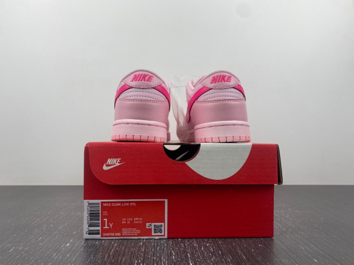 Nike Dunk Low Triple Pink (PS) - DH9756-600