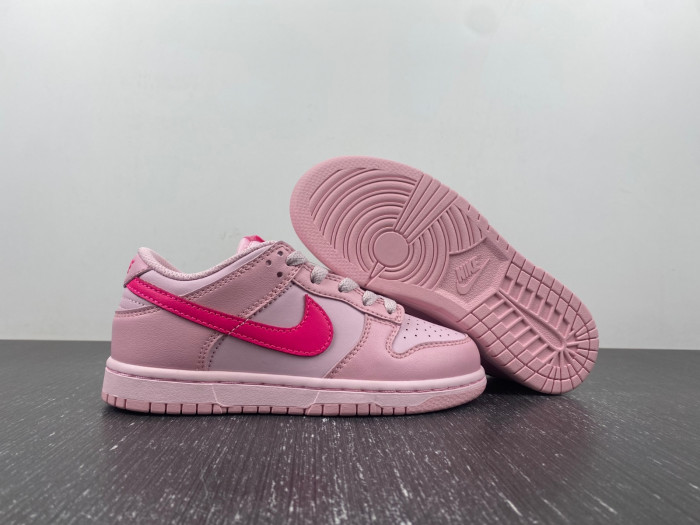 Nike Dunk Low Triple Pink (PS) - DH9756-600