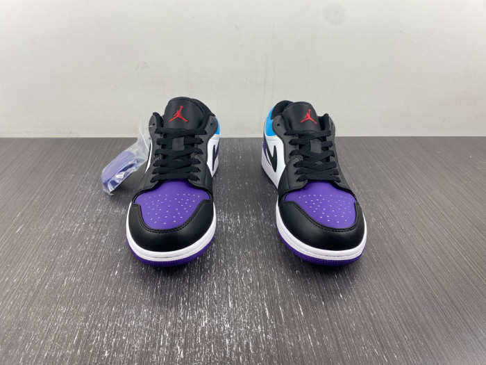 Air Jordan 1 Low Court Purple Tropical Twist 553558-154