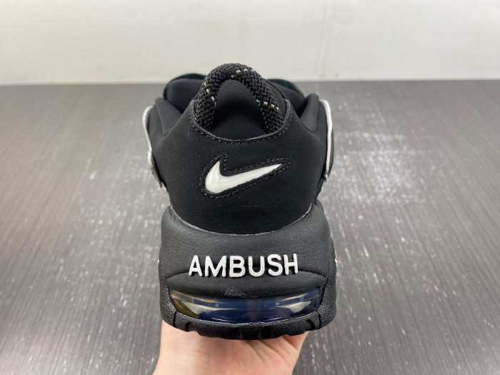 AMBUSH x Nike Air More Uptempo Low “Black/White”  FB1299-001