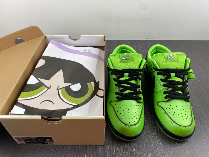 The Powerpuff Girls x Nike SB Dunk Low “Buttercup” FZ8319-300