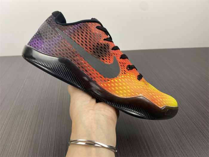 Nike Zoom Kobe 11 EM Sunset Red Black Yellow - AV6339-100