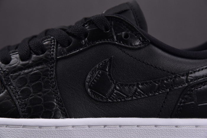Air Jordan 1 Retro Low Golf Black Croc - DD9315-003