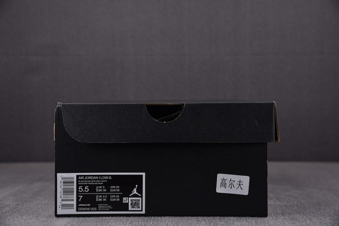 Air Jordan 1 Retro Low Golf Black Croc - DD9315-003