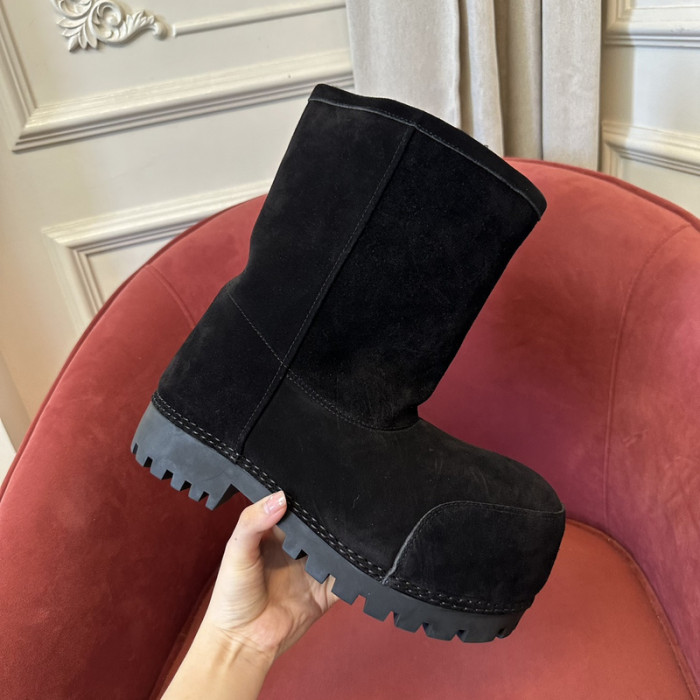 Ba1en*iaga Alaska Faux-Fur Low Boots